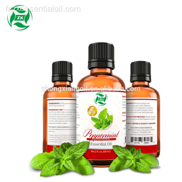 Huile essentielle 100% pure menthe poivrée